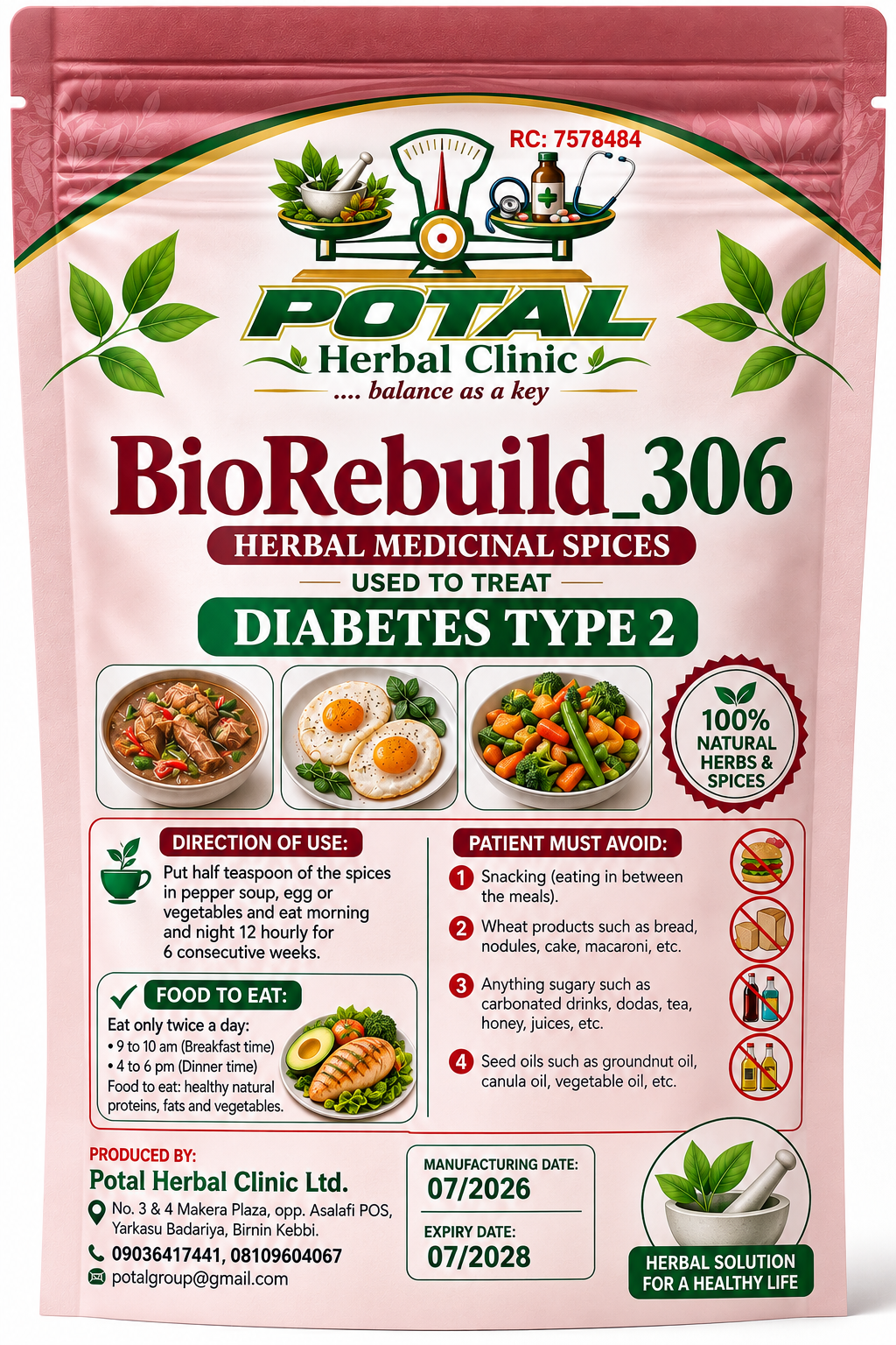 BioRebuild_306 herbal product pack